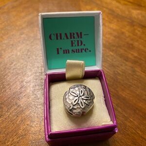 Lori Bonn Sterling Silver sand dollar slide charm